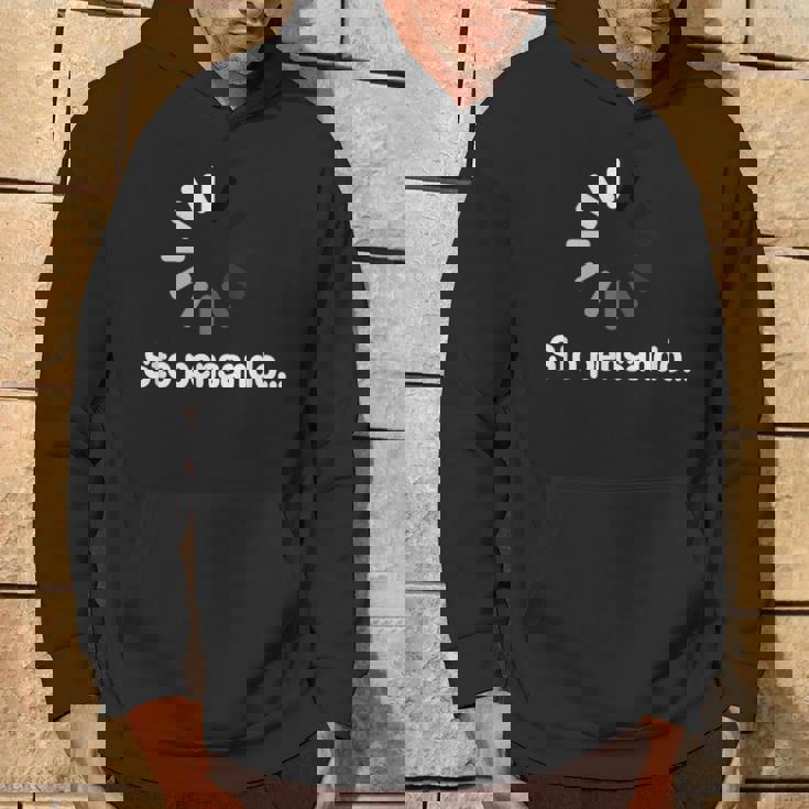 Sto Pensando Frase Buffa Divertenti Umoristiche Spiritose Felpa con cappuccio Estilo de vida