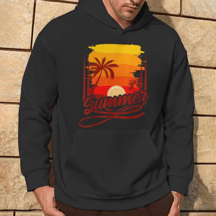 Surfer Beach Sea Retro Summer Fernlust Kapuzenpullover Lebensstil