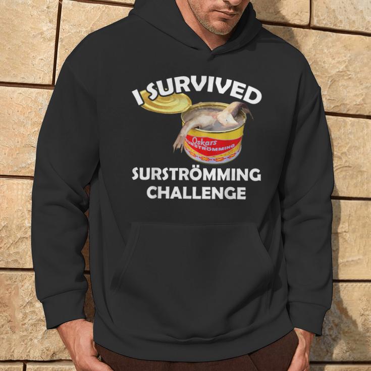 Surströmming I Survived Surströmming Challenge Kapuzenpullover Lebensstil