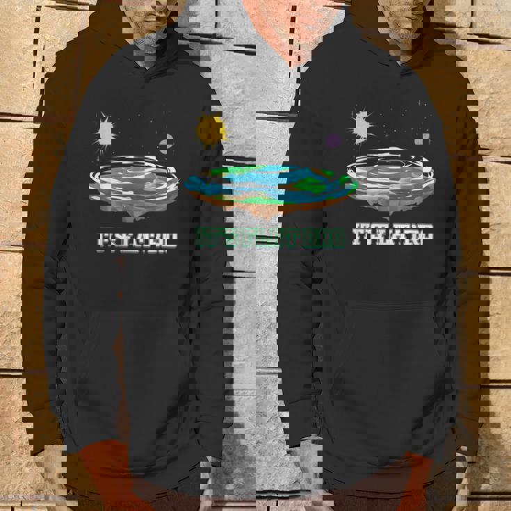 Terra Piatta It's Flat Bro Confusione Flat Earth Felpa con cappuccio Estilo de vida