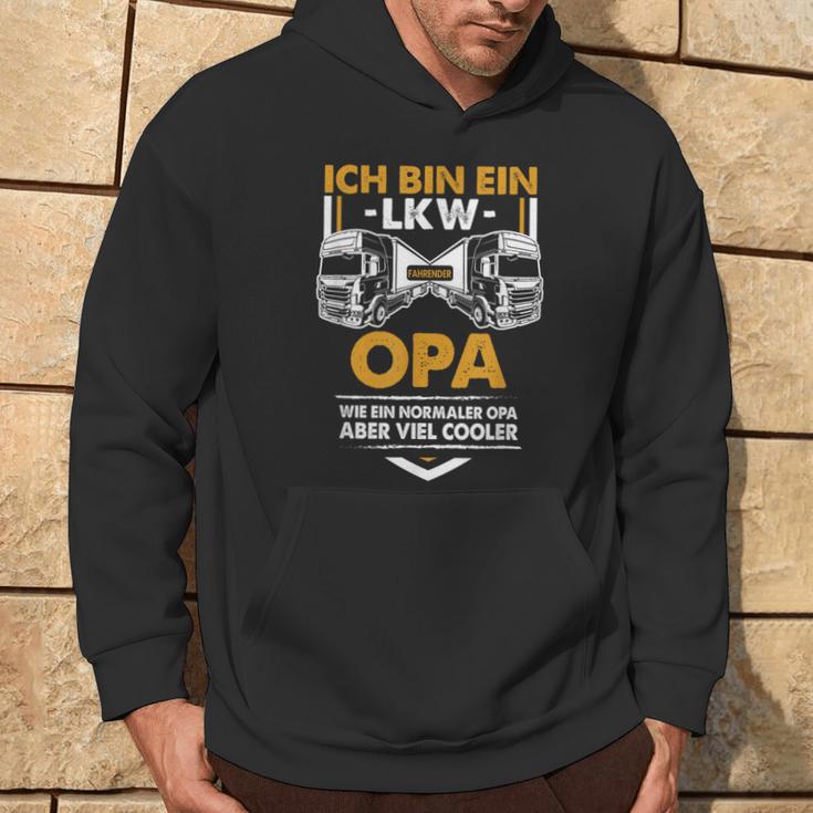 Truck Grandpa Trucker Truck Driver Transporter Kapuzenpullover Lebensstil