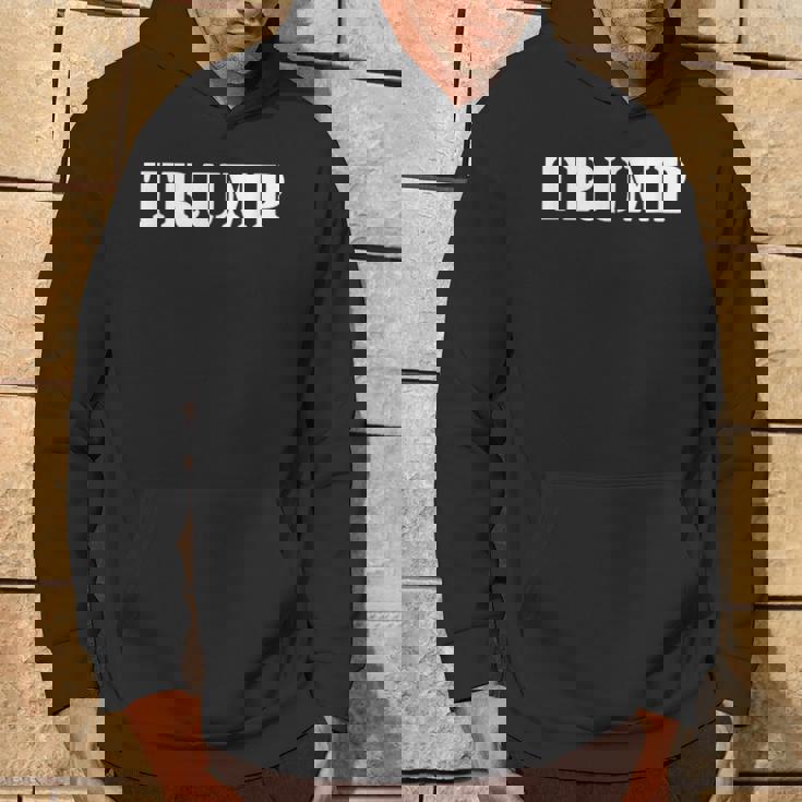 Trump American President Usa Stencil Trump Hoodie Lifestyle