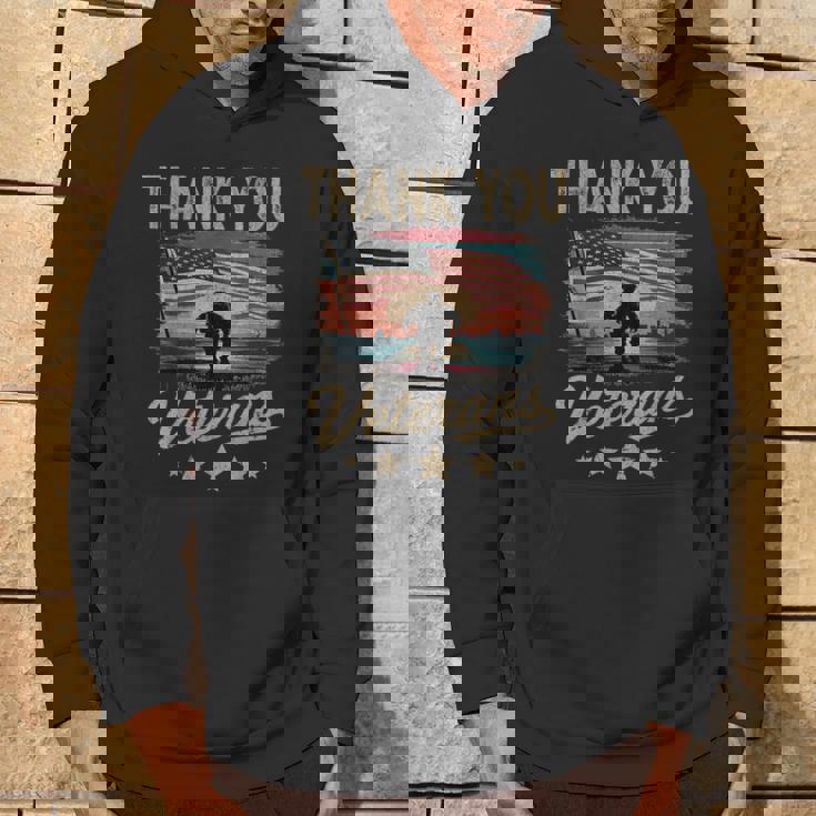 Us Veterans Day Thank You Veterans Patriotic Soldier Hoodie Lifestyle