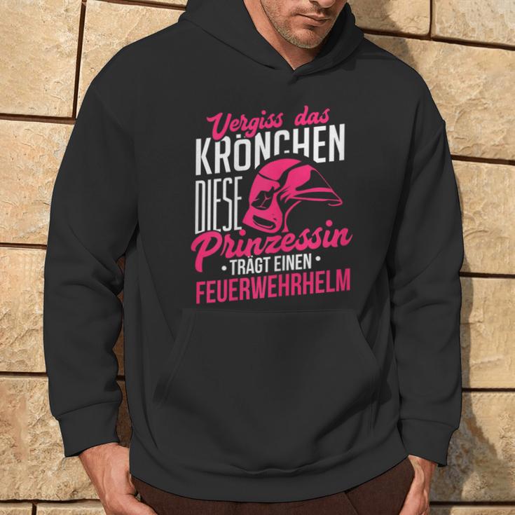 Vergiss Krönchen Princess Fireman Helmet Kapuzenpullover Lebensstil