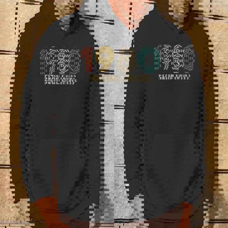 Vintage 1980 Edizione Limitata 41 Anni Di Compleanno Uomo Felpa con cappuccio Estilo de vida