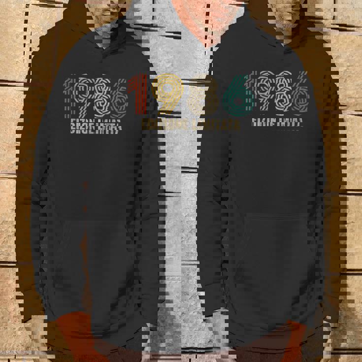 Vintage 1986 Edizione Limitata 35 Anni Di Compleanno Uomo Felpa con cappuccio Estilo de vida