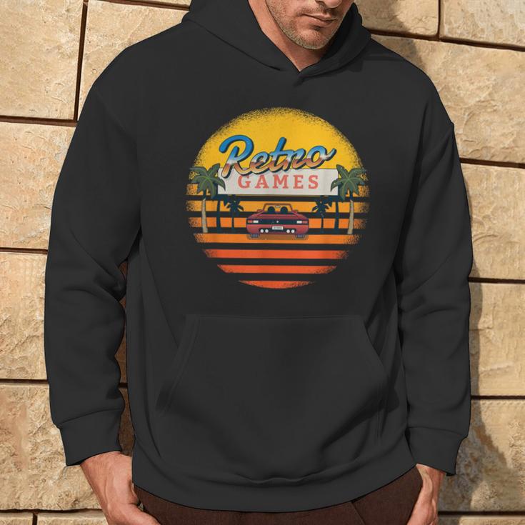 Vintage Retro Car Tuning Game Oldtimer Sun Kapuzenpullover Lebensstil