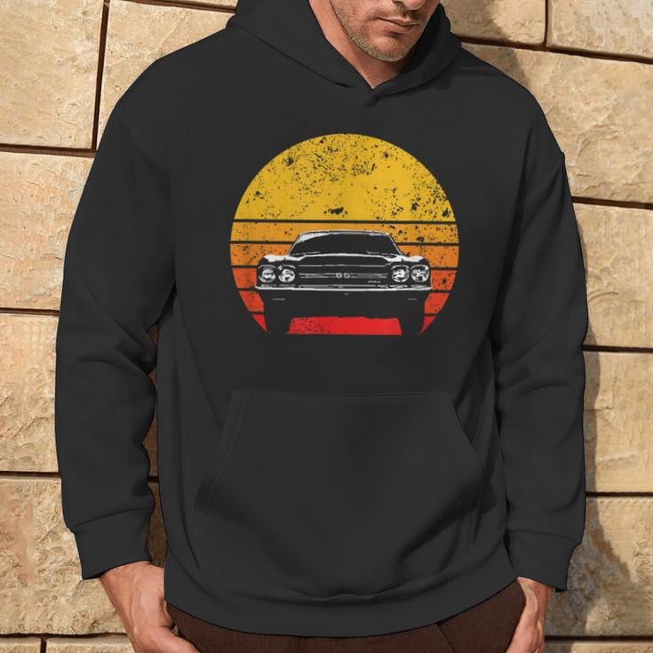 Vintage Retro Muscle Car For8 And Oldtimer Fans Kapuzenpullover Lebensstil