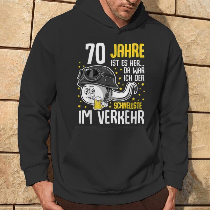 Vor 70 Jahren Der Fastest In Traffic 70Th Birthday Man Kapuzenpullover Lebensstil