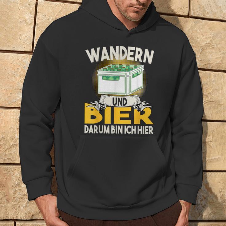 Wandern Und Bier Darum Bin Ich Hier Bierkasten Kapuzenpullover Lebensstil