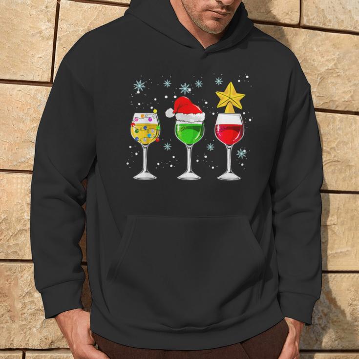 Weihnachten Prosecco Wein Lustiges Sekt Weinglas Geschenk Kapuzenpullover Lebensstil