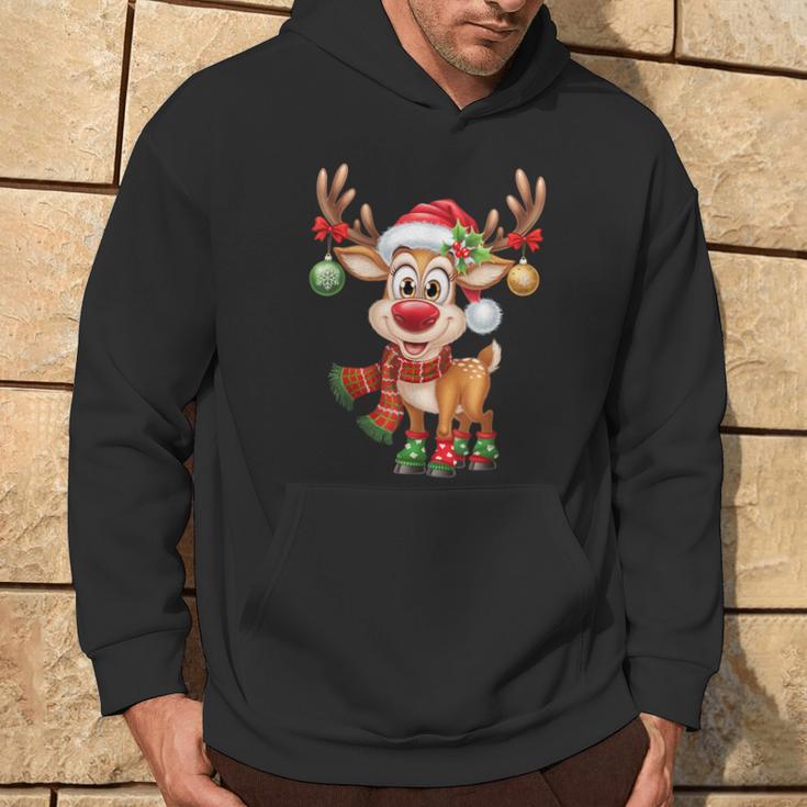 Weihnachten Rentier Rudolph Lustig Geschenk Kapuzenpullover Lebensstil