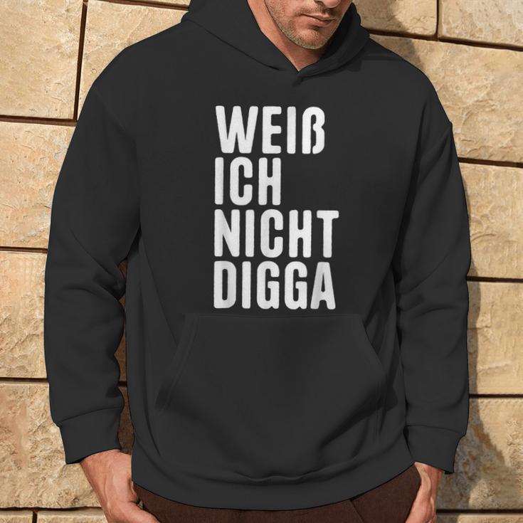 Weiß Ich Nicht Digga Kapuzenpullover Lebensstil