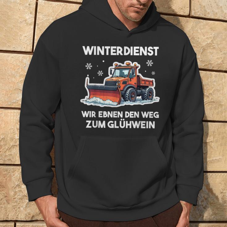 Winterdienst Schneepflugfahrer Humor Schneepflug Kapuzenpullover Lebensstil