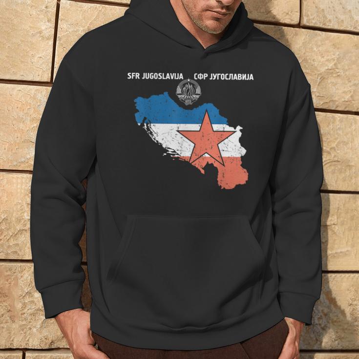 Yugoslavija Flag Balkan Sfrj Yugoslavia Kapuzenpullover Lebensstil