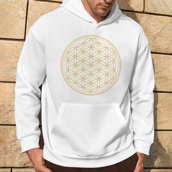 Blume Des Lebens Symbol Der Grundformen Der Raumzeit Kapuzenpullover Lebensstil