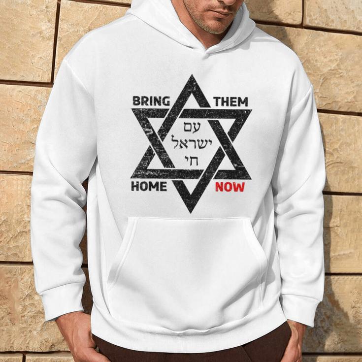 Bring Sie Jetzt Nach Hause Am Yisrael Chai Star Of David Israel Kapuzenpullover Lebensstil