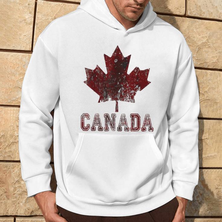 Canada Flag Canada Canada Flag Canada Map Gray Kapuzenpullover Lebensstil