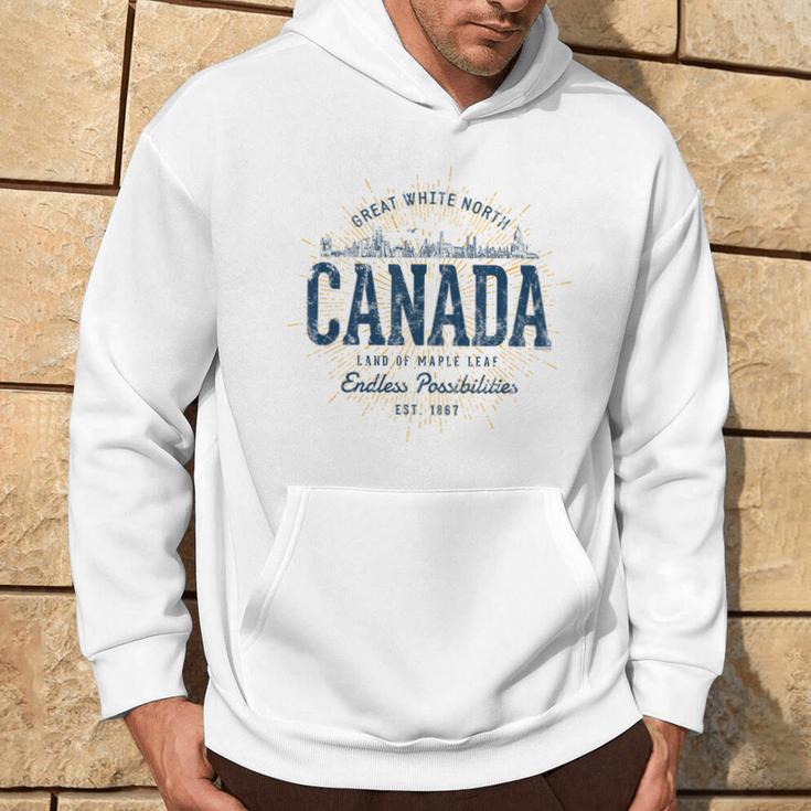 Canada Retro Styleintage Canada Kapuzenpullover Lebensstil