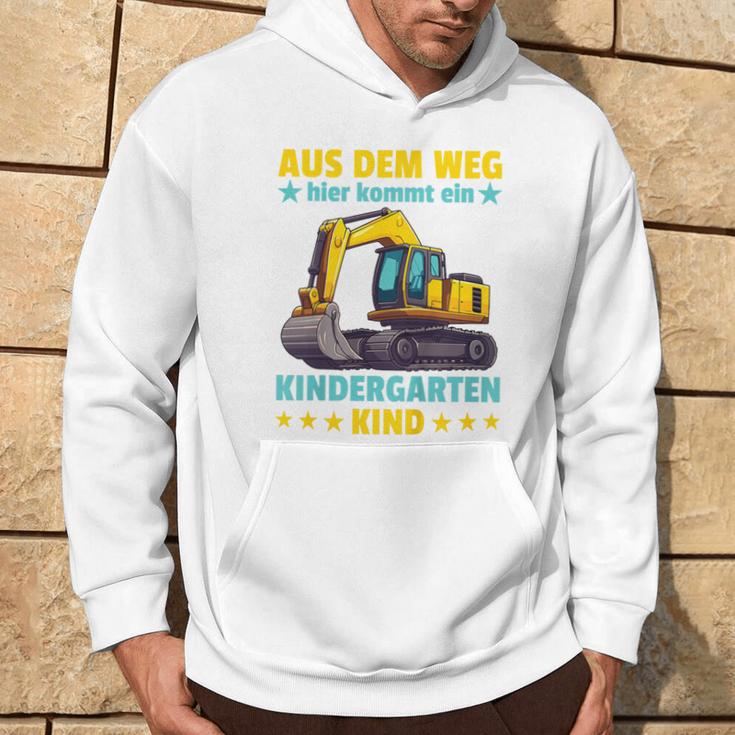 Children's Aus Dem Weg Hier Kommt Ein Kindergartenkind Digger Kapuzenpullover Lebensstil