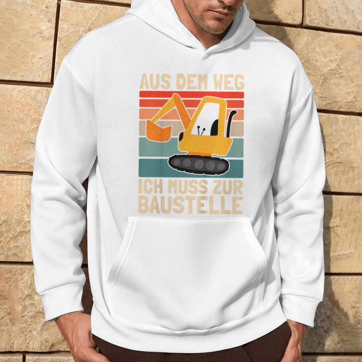 Children's Aus Dem Weg Ich Muss Zur Bausite Boys' Digger Kapuzenpullover Lebensstil