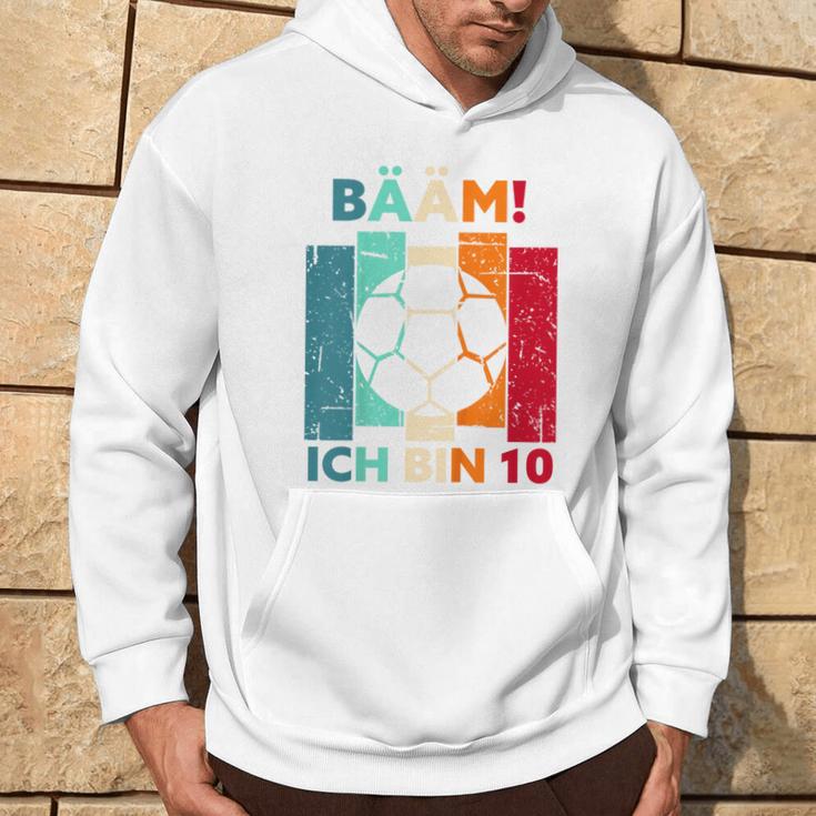 Children's Bäm Ich Bin 10 Zehn Jahre Junge 10Th Birthday Football Kapuzenpullover Lebensstil