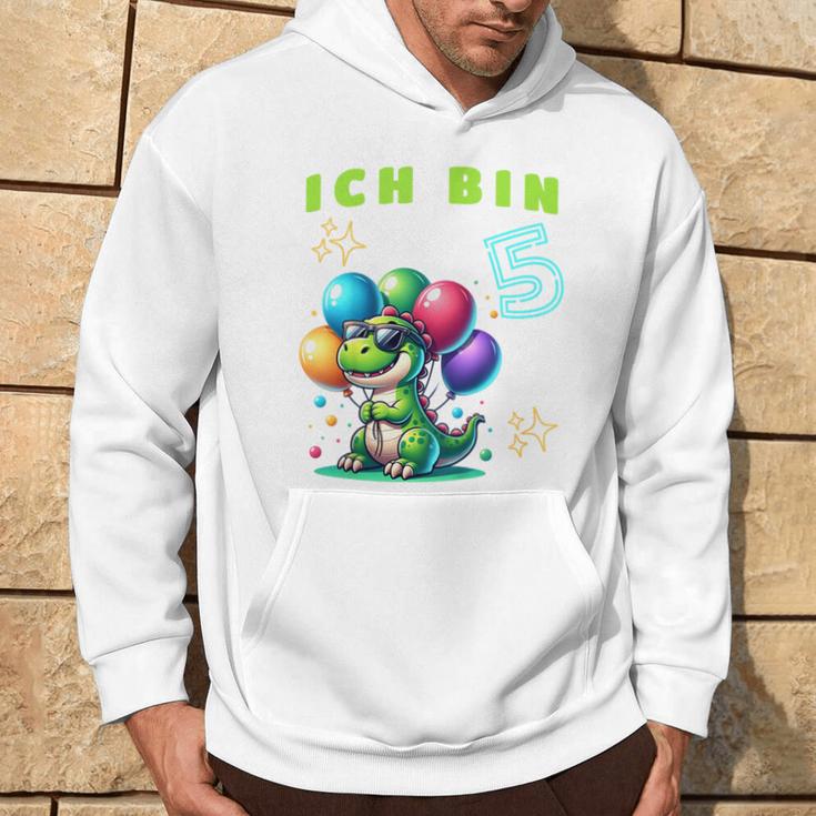 Children's Ich Bin 5 Jahre Alt Dino 5Th Birthday Kapuzenpullover Lebensstil