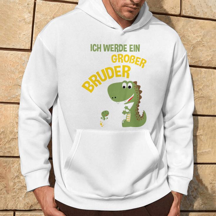 Children's Ich Werde Ein Großer Bruder Dinosaur German Kapuzenpullover Lebensstil