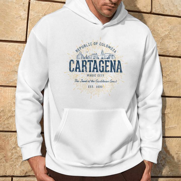 Colombia Retro Styleintage Cartagena Kapuzenpullover Lebensstil