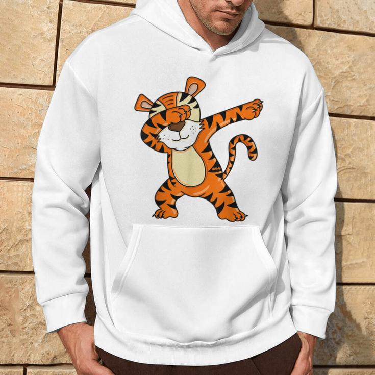 Dabbing Tiger Boys Tiger Dab Kapuzenpullover Lebensstil