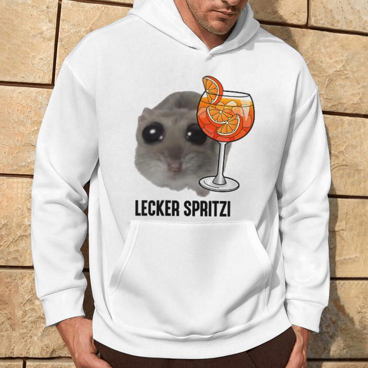 Delicious Spritzi X Sad Hamster Meme Boy Hallöchen Aperölchen Kapuzenpullover Lebensstil