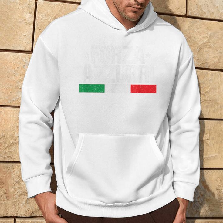 Forza Azzurriintage Blue Kapuzenpullover Lebensstil