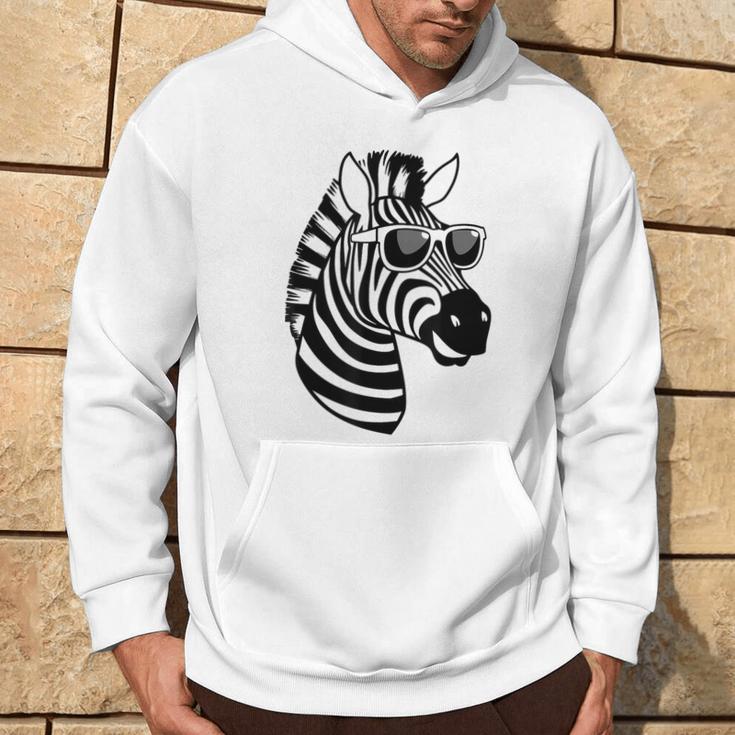 Zebra With Sunglasses Kapuzenpullover Lebensstil