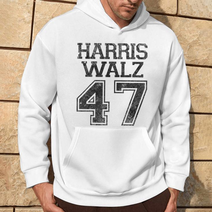 Harris Walz 2024 For President Kamala Harris Tim Waltz Gray Kapuzenpullover Lebensstil