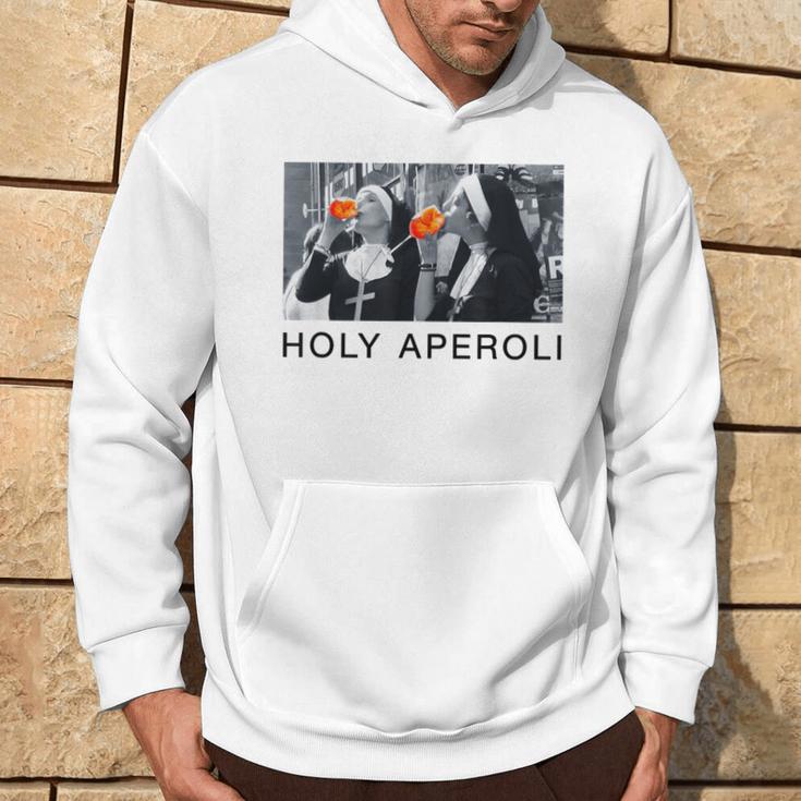 Holy Aperoli X Nonnen Christi Spritz Aperollin Fun Aperoly Kapuzenpullover Lebensstil