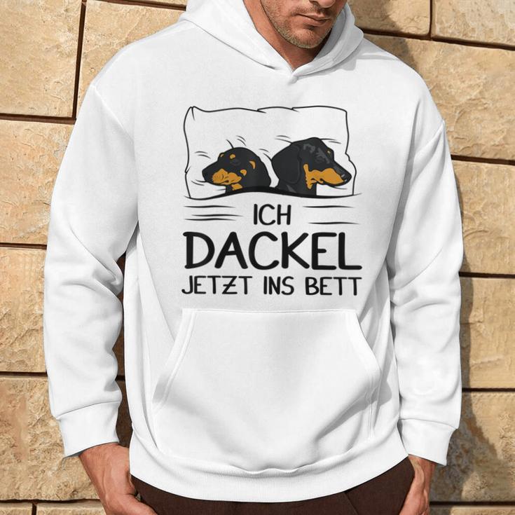 Ich Dackel Jetzt Ins Bett Dachshund Dog Sleeping Dog Kapuzenpullover Lebensstil