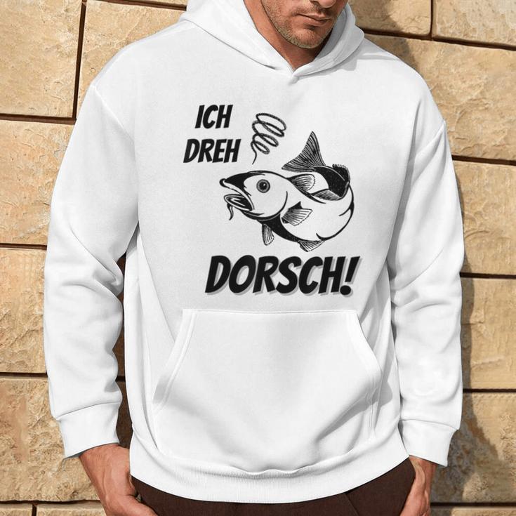 Ich Dreh Dorsch Angler Kapuzenpullover Lebensstil