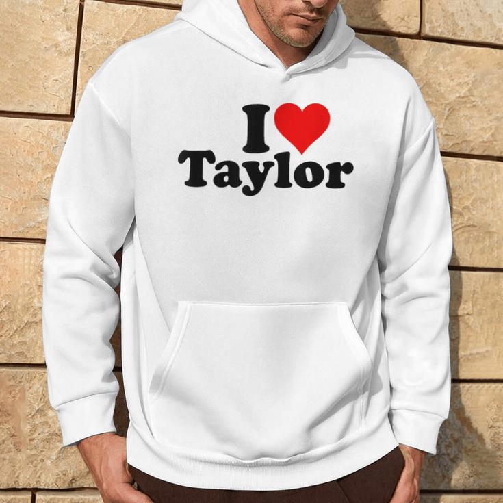 Ich Liebe Taylor Kapuzenpullover Lebensstil