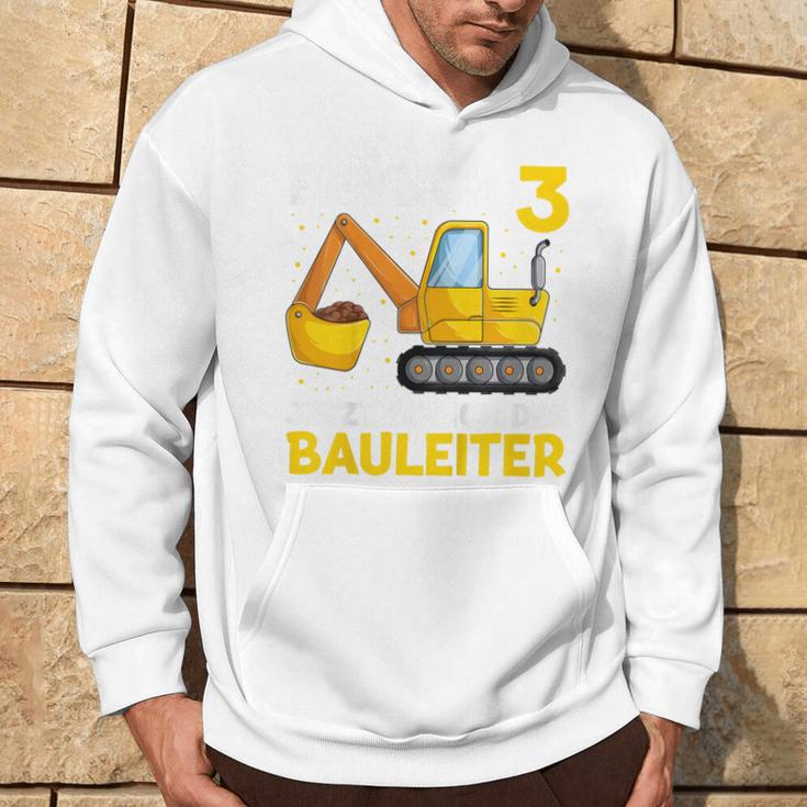 Kinder Endlich 3 Jetzt Bin Ich Der Bauleiter Geburtstagskind Digger Kapuzenpullover Lebensstil