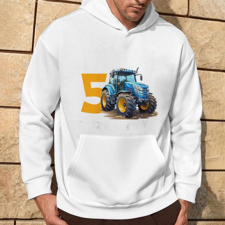 Kinder Endlich 5 Jetzt Fahre Ich Trekker Boys' Birthday Tractor Kapuzenpullover Lebensstil