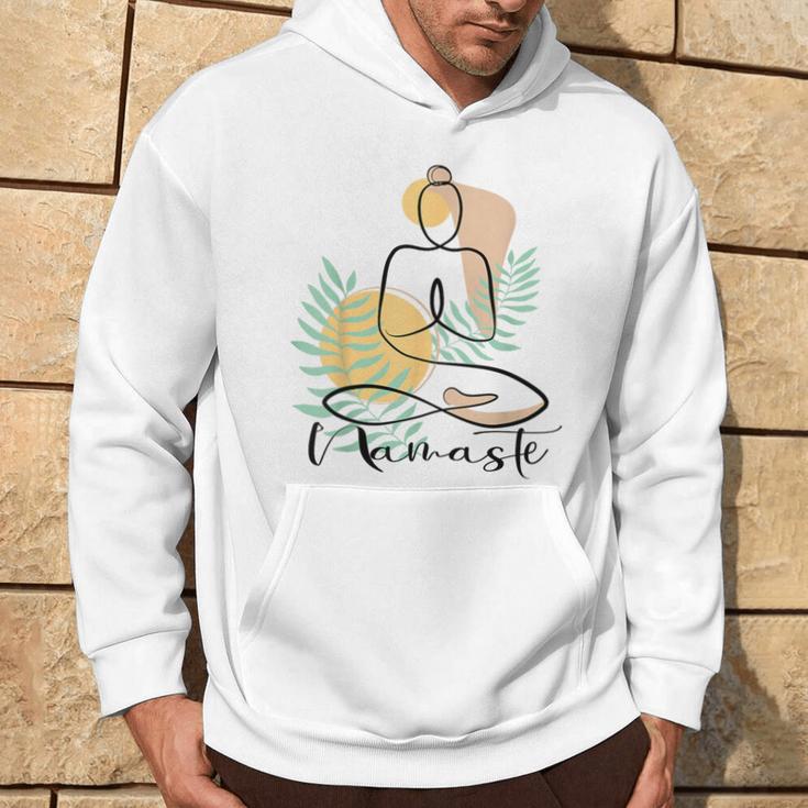 A Line Yoga Life Energy Chakra Meditation Namaste S Kapuzenpullover Lebensstil