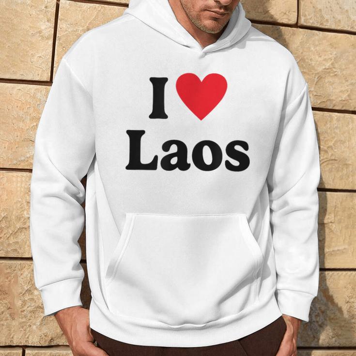 I Love Laos Kapuzenpullover Lebensstil