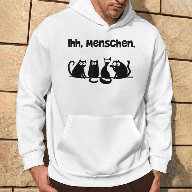 Her Menschen Cat Cat Motif Kapuzenpullover Lebensstil