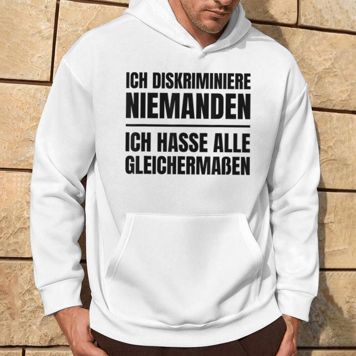 Misanthrop Menschenfeind Gray Kapuzenpullover Lebensstil