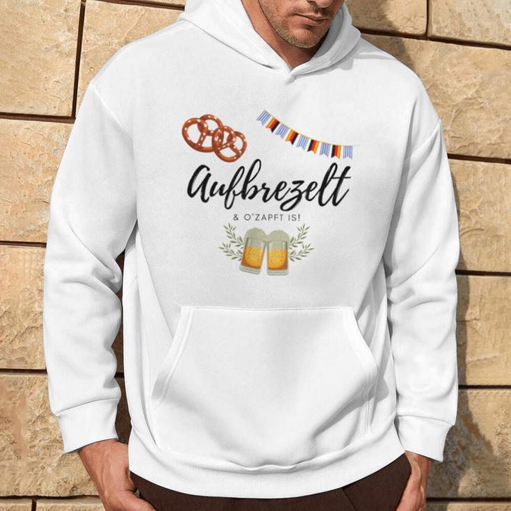 Oktoberfest Wiesn Saying Aufbrezel& O'zapft Is Kapuzenpullover Lebensstil