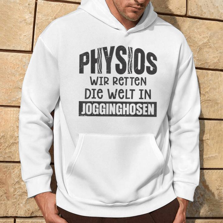 Physio Wir Retten Die Welt In Jogging Bottoms Gray Kapuzenpullover Lebensstil