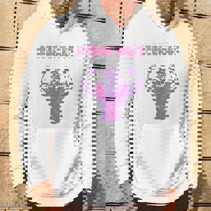 Pink Out Football Team Tackle Breast Cancer Awareness Month Hoodie Lifestyle
