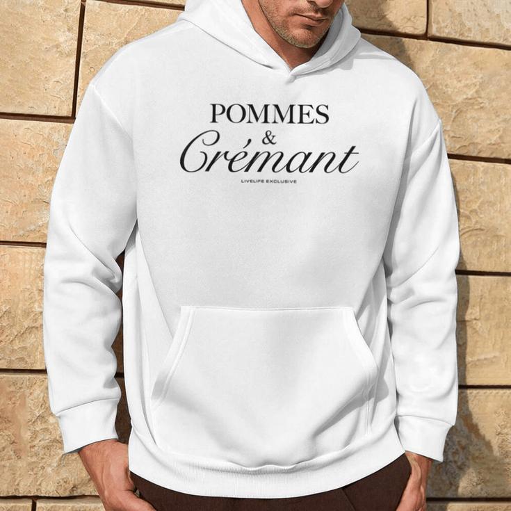 Pommes & Crémant X Livelife Love Champagne Fries Love Fun Kapuzenpullover Lebensstil