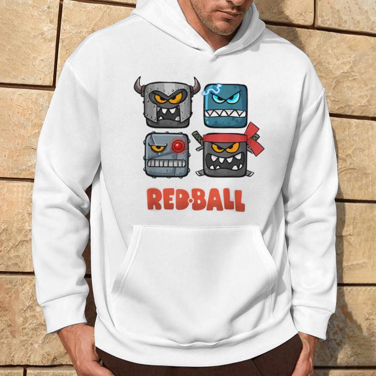 Red Ball 4 Die Schlechten Boxen Blue Kapuzenpullover Lebensstil