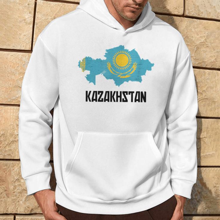 Republic Of Kazakhstan Flag Kapuzenpullover Lebensstil